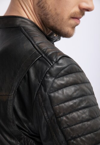 MUSTANG Lederjacke 'Denis' in Braun