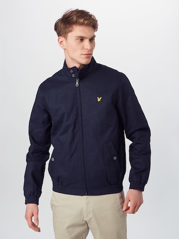 Lyle & ScottPrijelazna jakna 'Harrington' - plava boja: prednji dio