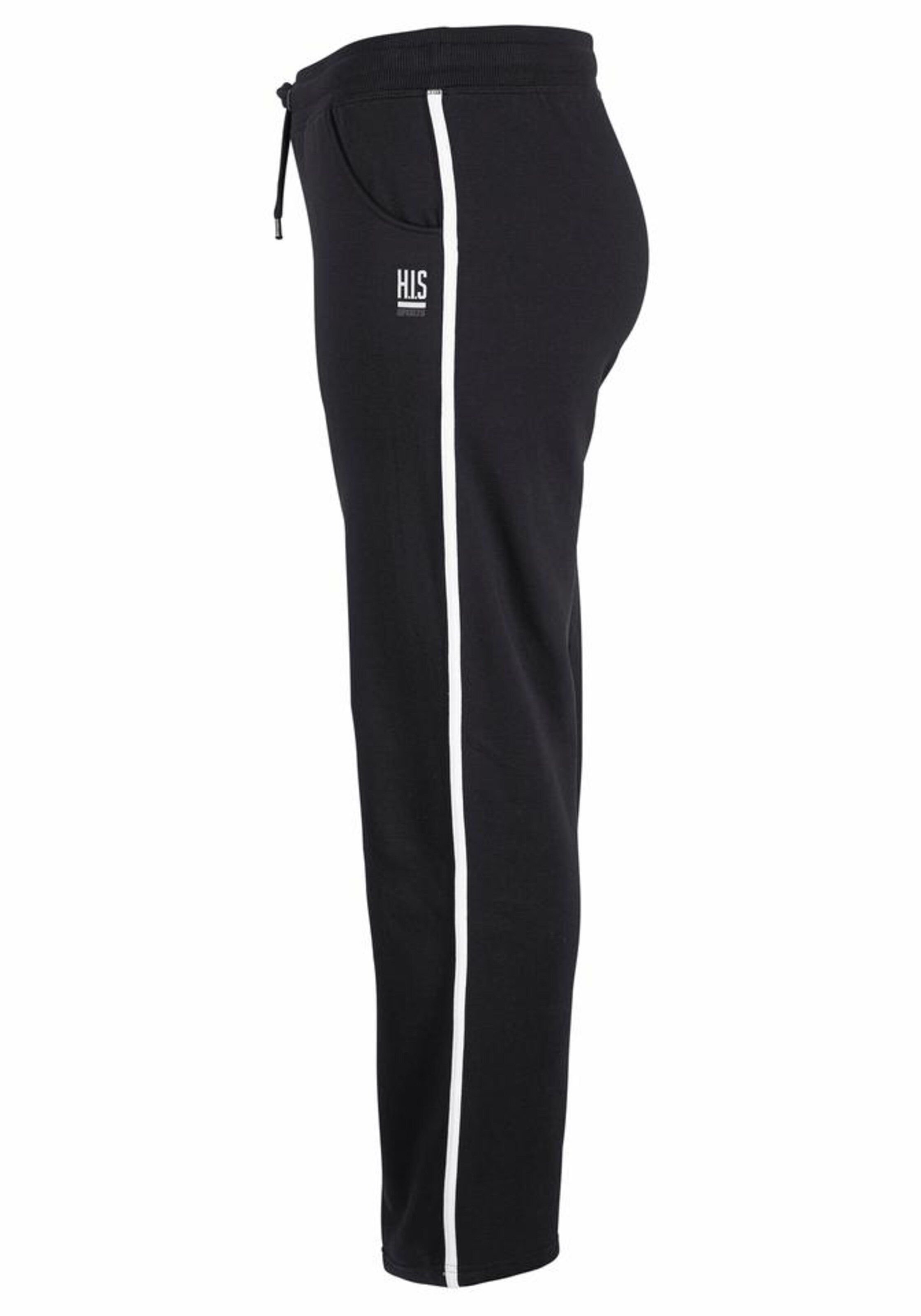 H.I.S Regular Jogginghose in Schwarz