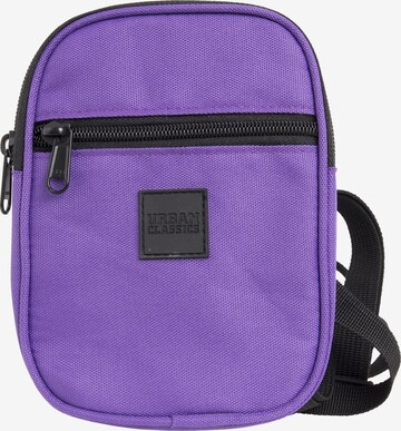 Borsa a tracolla di Urban Classics in lilla: frontale