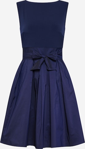 SWING Kleid 'Microtaf' in Blau: predná strana