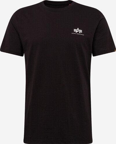 ALPHA INDUSTRIES Shirt in de kleur Zwart / Wit, Productweergave