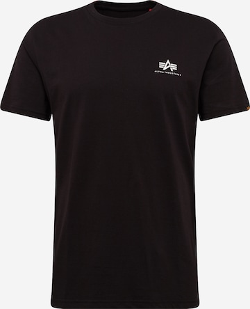 ALPHA INDUSTRIES Shirt in Black: front