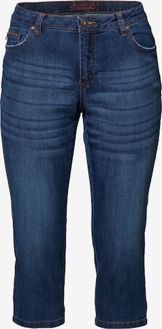 SHEEGO Jeans in Blue: front