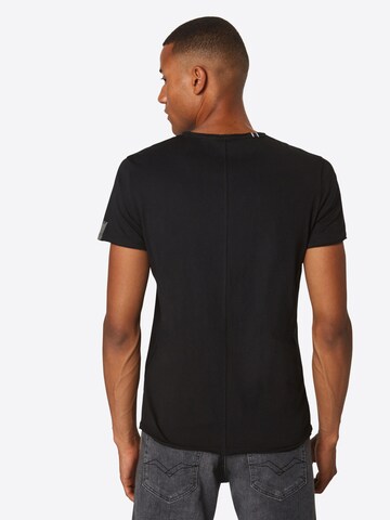 REPLAY - Camiseta en negro: atrás