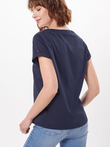 Regular T-shirt TOMMY HILFIGER en bleu : derrière