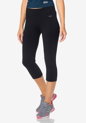 H.I.S Skinny Pants in Black: front