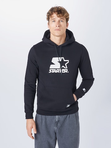 Starter Black Label Regular Sweatshirt in Schwarz: Vorderseite