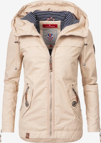 NAVAHOO Jacke 'Wekoo' in Beige: predná strana