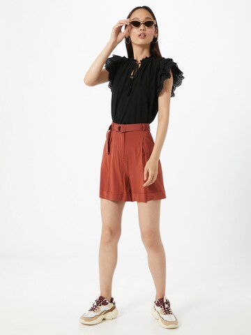 Soft Rebels Wide Leg Shorts 'Katrina' in Rot