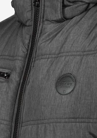 BLEND Winter Jacket 'Boris' in Grey