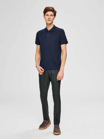 SELECTED HOMME Poloshirt 'PARIS' in Blau: predná strana