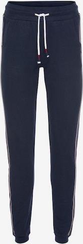 OCEAN SPORTSWEAR Loose fit Workout Pants in Blue: front