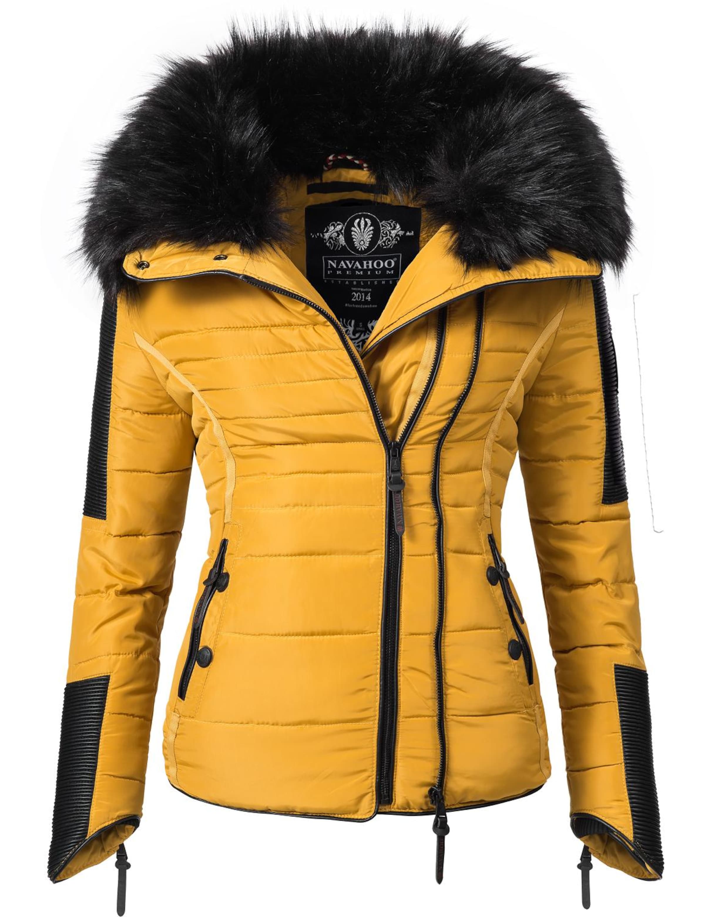 NAVAHOO Зимно яке 'Yuki ' в жълто: отпред