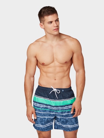 TOM TAILOR Board Shorts 'Mick' in Blue: front