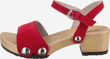 SOFTCLOX Sandals 'Penny' in Red