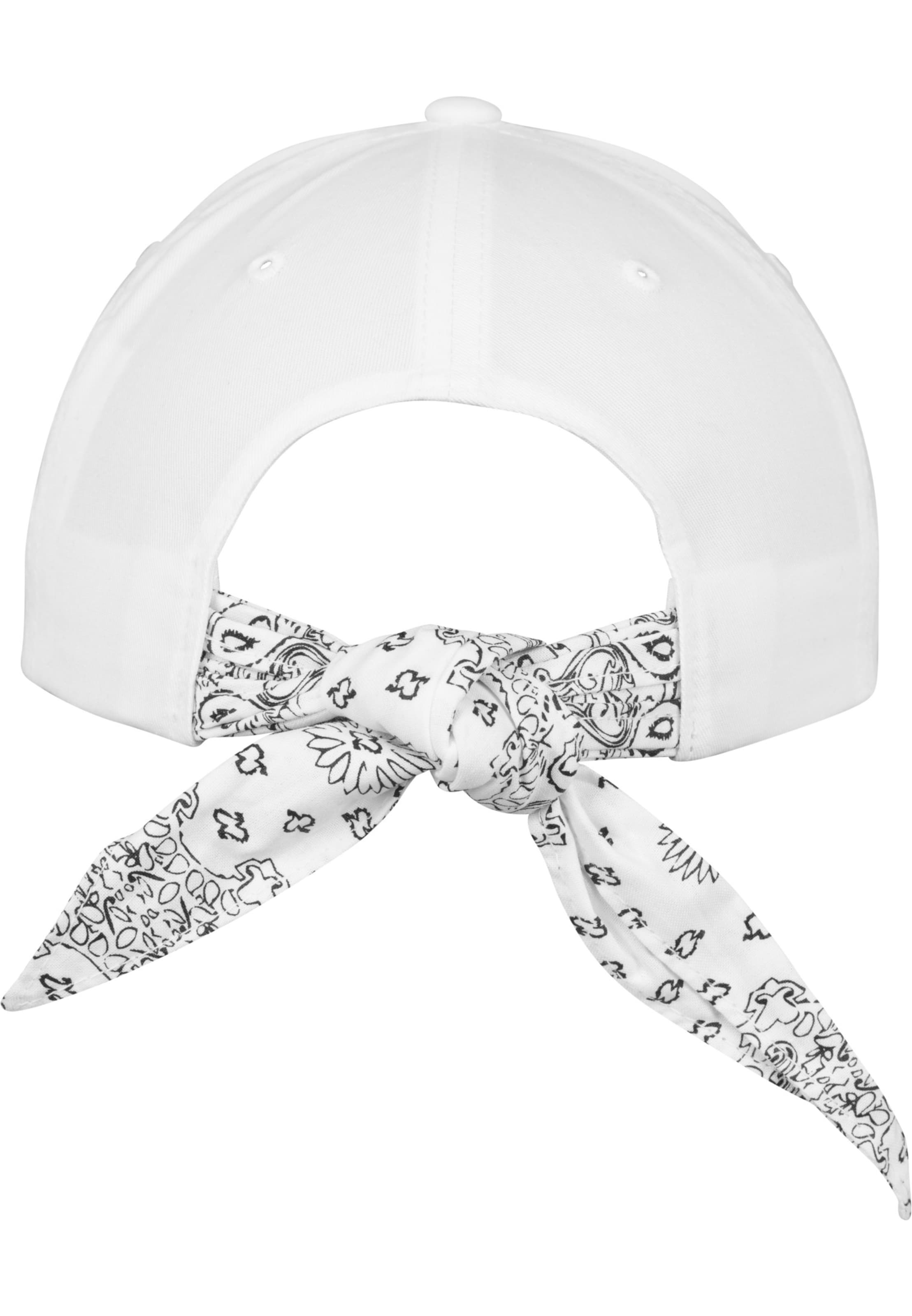 Cappello da baseball di Flexfit in bianco