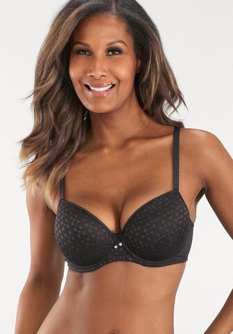 Invisible Soutien-gorge LASCANA en noir : devant