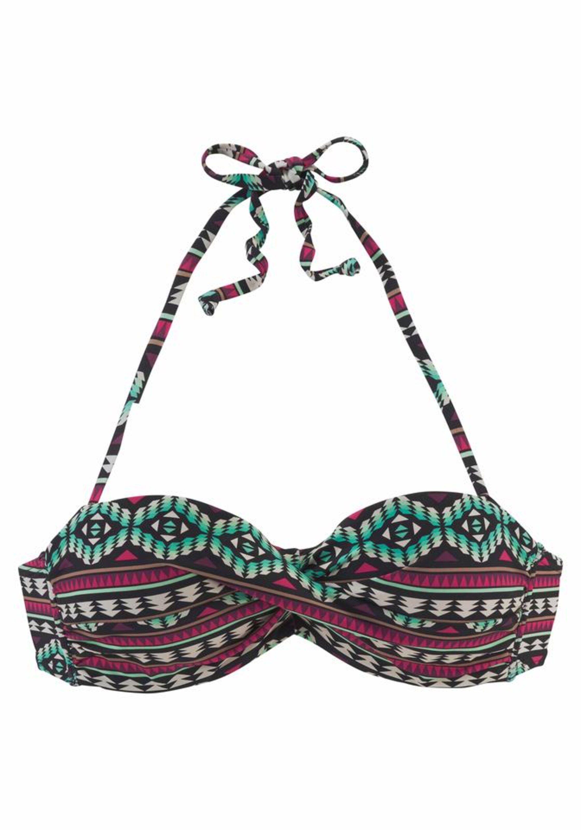 LASCANA - Bandeau-Top 'June' in aubergine