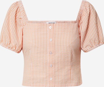 Camicia da donna 'Danai' di EDITED in arancione: frontale