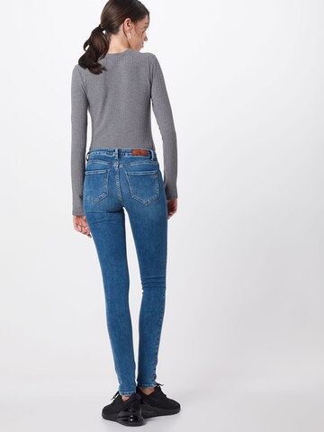 Skinny Jean LTB en bleu : derrière