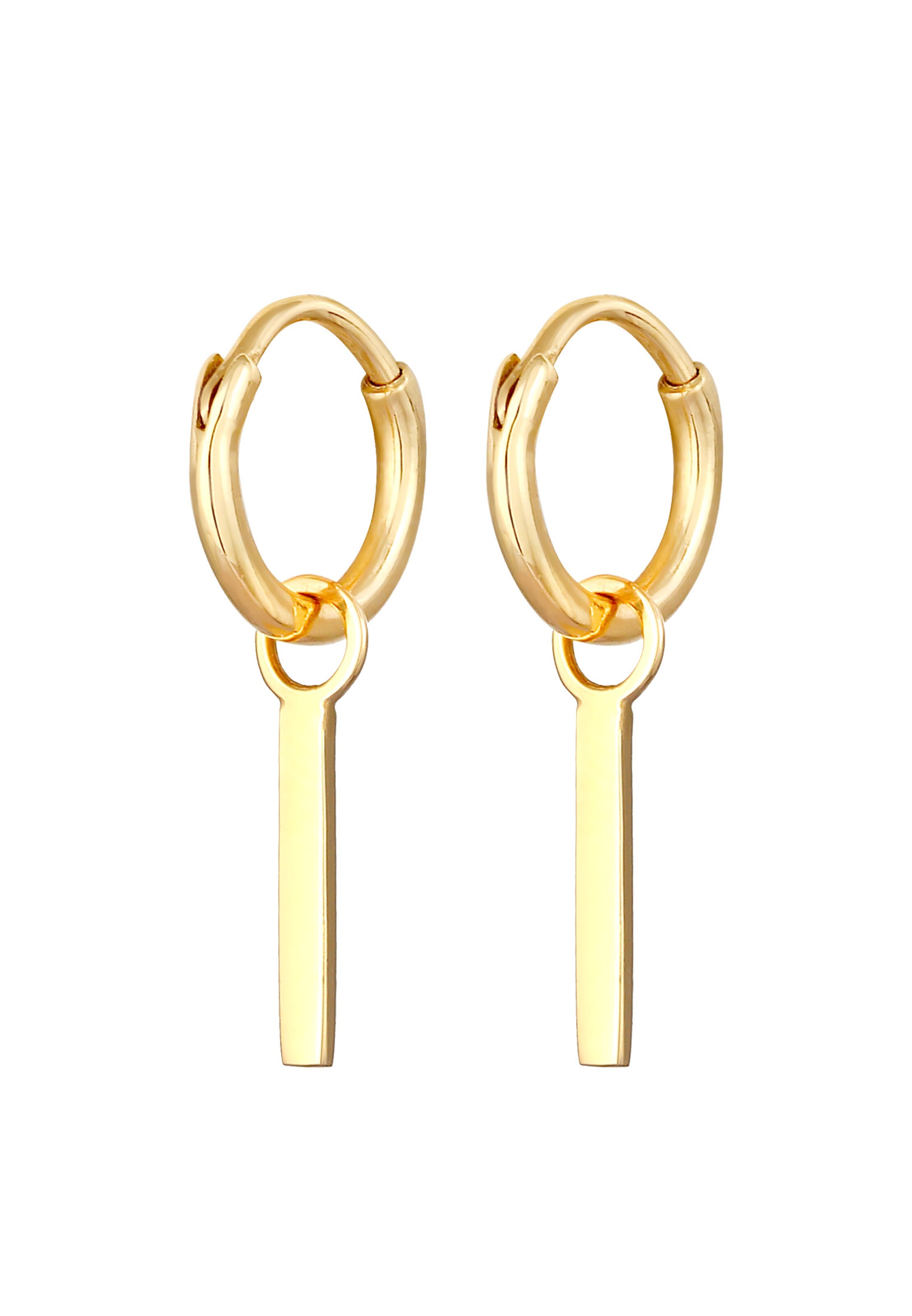 ELLI Earrings 'Geo' in Gold: front