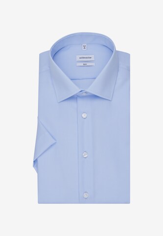 SEIDENSTICKER Slim fit Overhemd in Blauw: voorkant