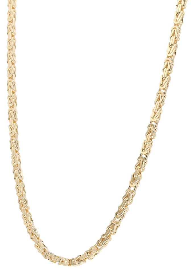 FIRETTI Firetti Goldkette »Königskettengliederung, 2,5 mm breit, diamantiert, massiv« in Gold 