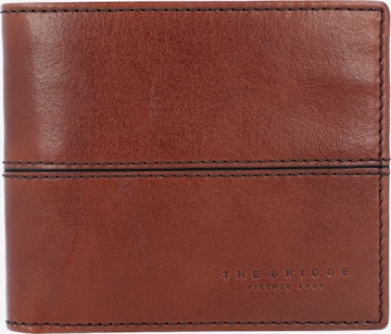 The Bridge Wallet in Brown: front