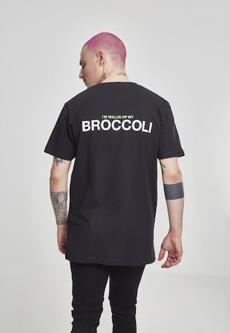 Mister Tee Shirt 'Broccoli' in Black