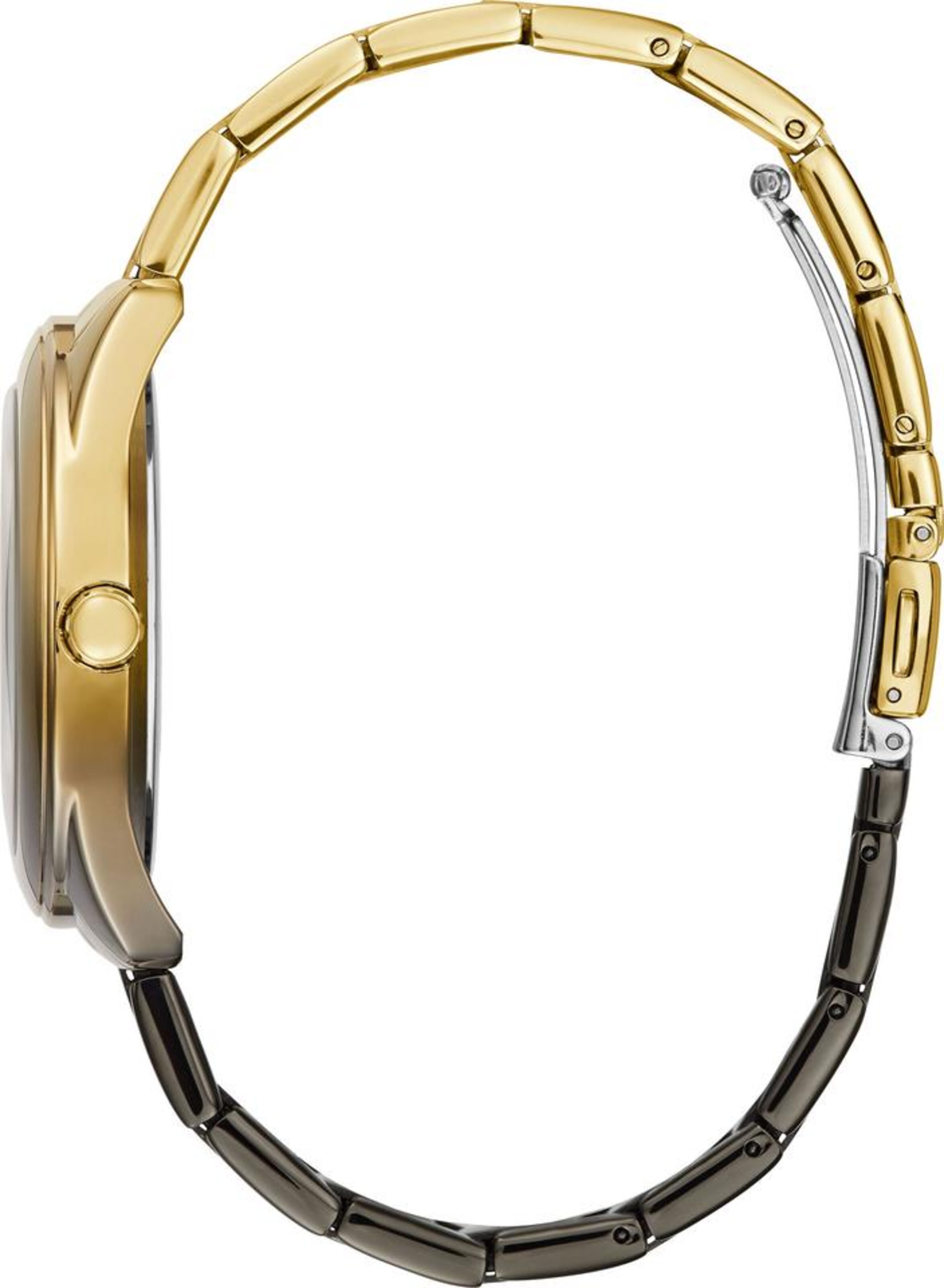 GUESS Analoog horloge 'G Twist' in Goud