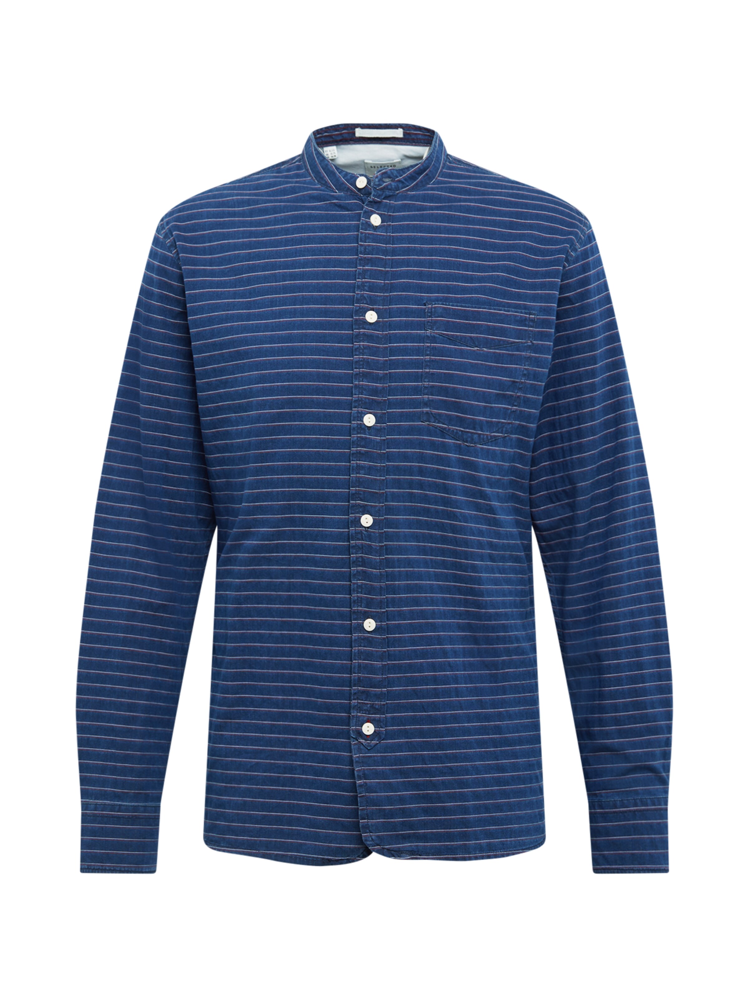 SELECTED HOMME - Zakelijk overhemd in de kleur Donkerblauw