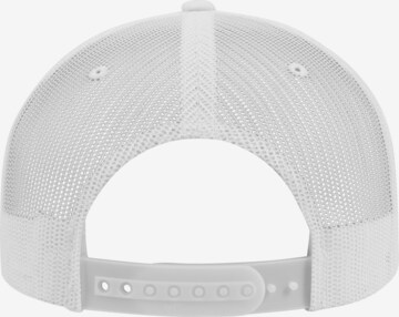 Cappello da baseball 'Foam' di Flexfit in bianco