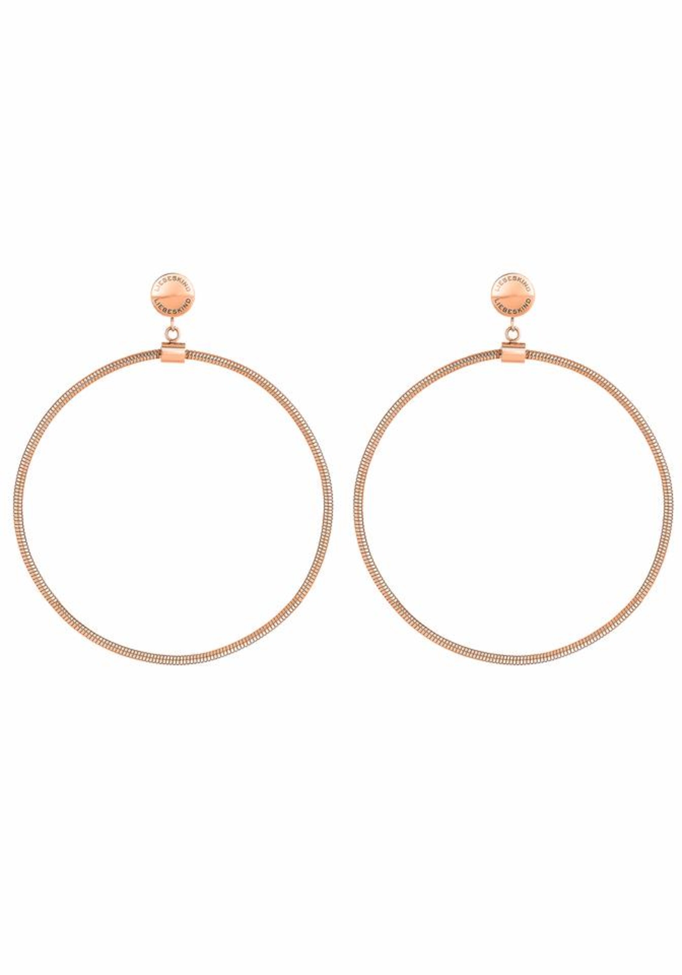 Boucles d'oreilles 'LJ-0163-E-73' Liebeskind Berlin en or : devant