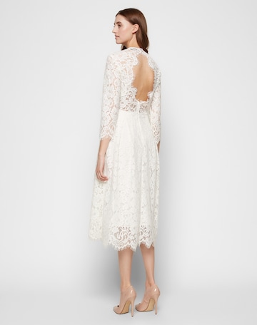 IVY OAK Dress 'Lace Dress Fit And Flair' in White: back