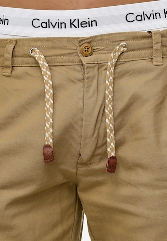 Regular Pantalon 'Veneto' INDICODE JEANS en beige