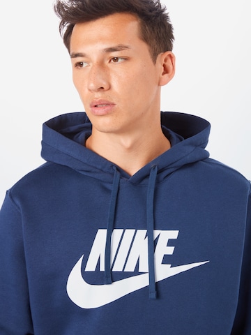 Nike Sportswear Regular fit Majica 'Club Fleece' | modra barva