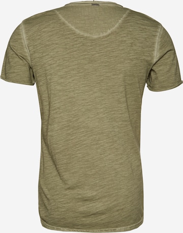 Key Largo T-Shirt mit V-Ausschnitt in Grün