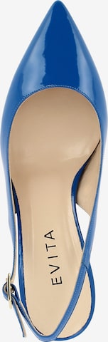 EVITA Slingback Pumps in Blue