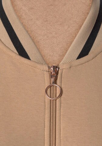 BUFFALO Zip-Up Hoodie in Brown