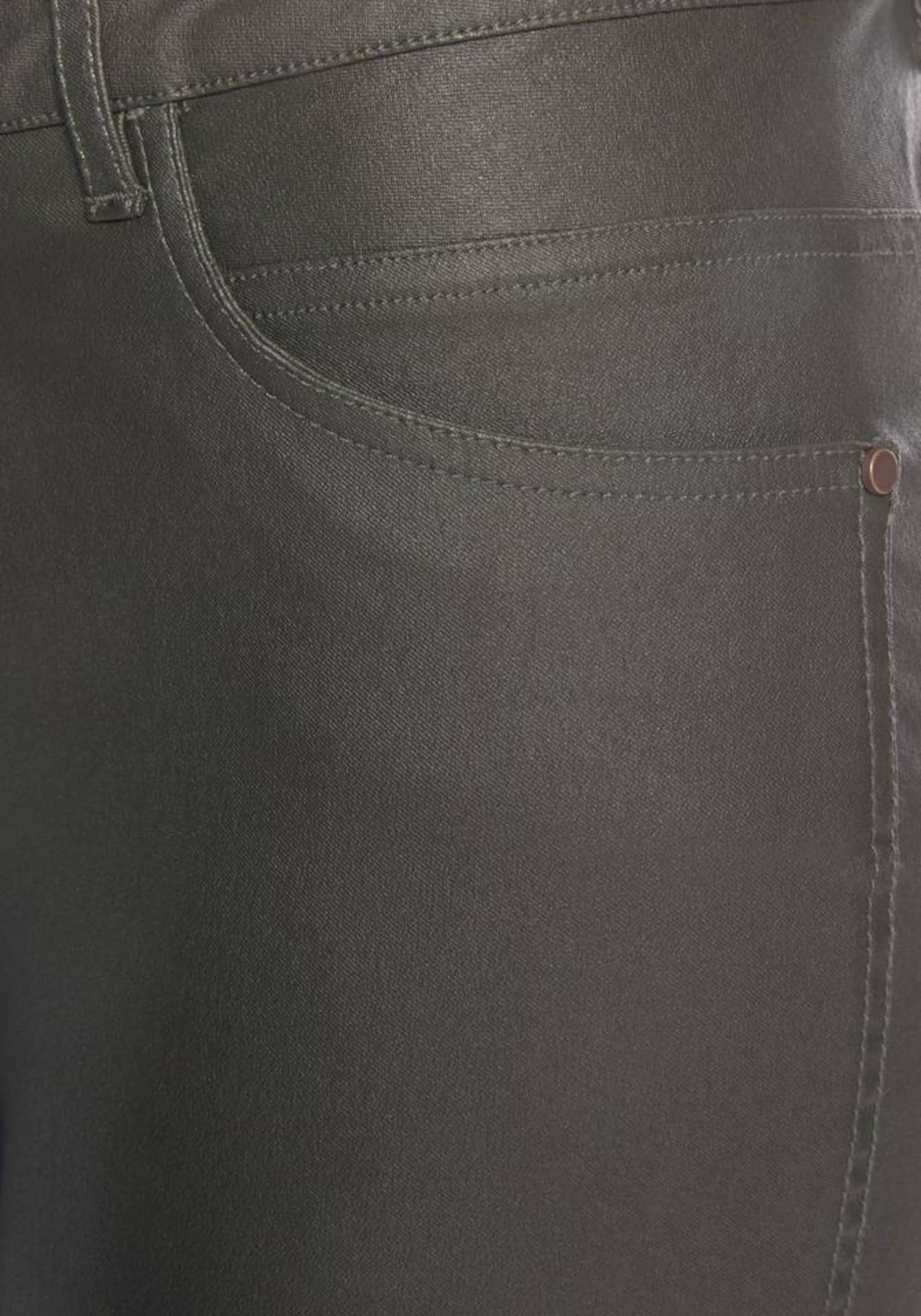 LASCANA Kitsas Püksid, värv roheline