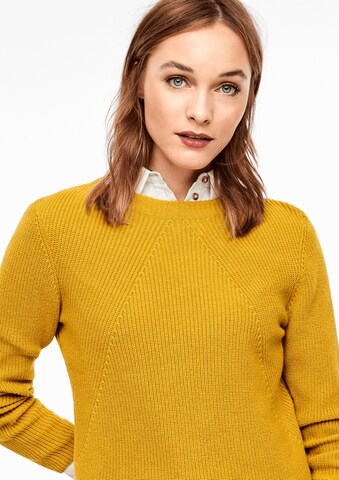 s.Oliver Pullover in Gelb