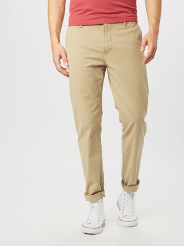 smėlio LEVI'S ® Siaurėjantis „Chino“ stiliaus kelnės 'XX Chino Std II': priekis