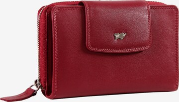 Braun Büffel Wallet 'Golf' in Red