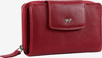 Porte-monnaies 'Golf' Braun Büffel en rouge