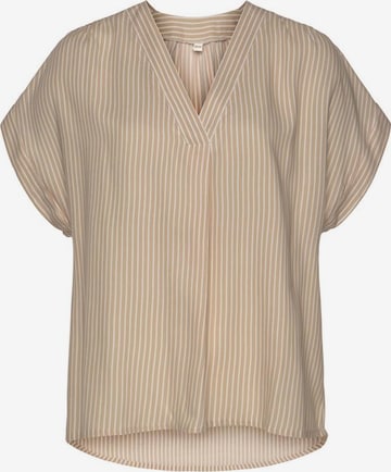 Camicia da donna di VIVANCE in beige: frontale