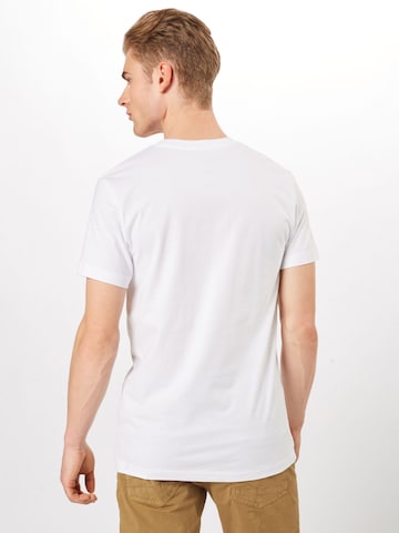 Mister Tee Shirt 'NASA Worm' in White: back