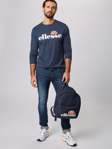 ELLESSE Средняя посадка Футболка 'GRAZIE' в Синий