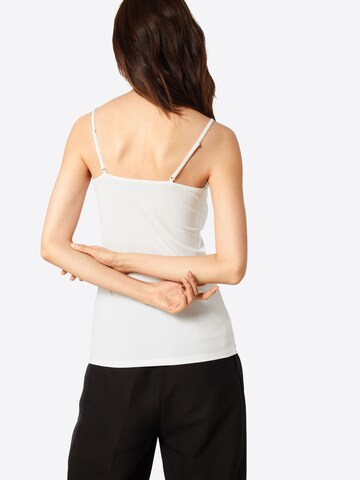 PIECES - Top 'Kate' em branco