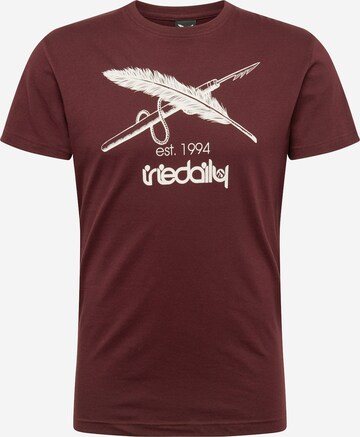 Iriedaily Shirt in Rood: voorkant